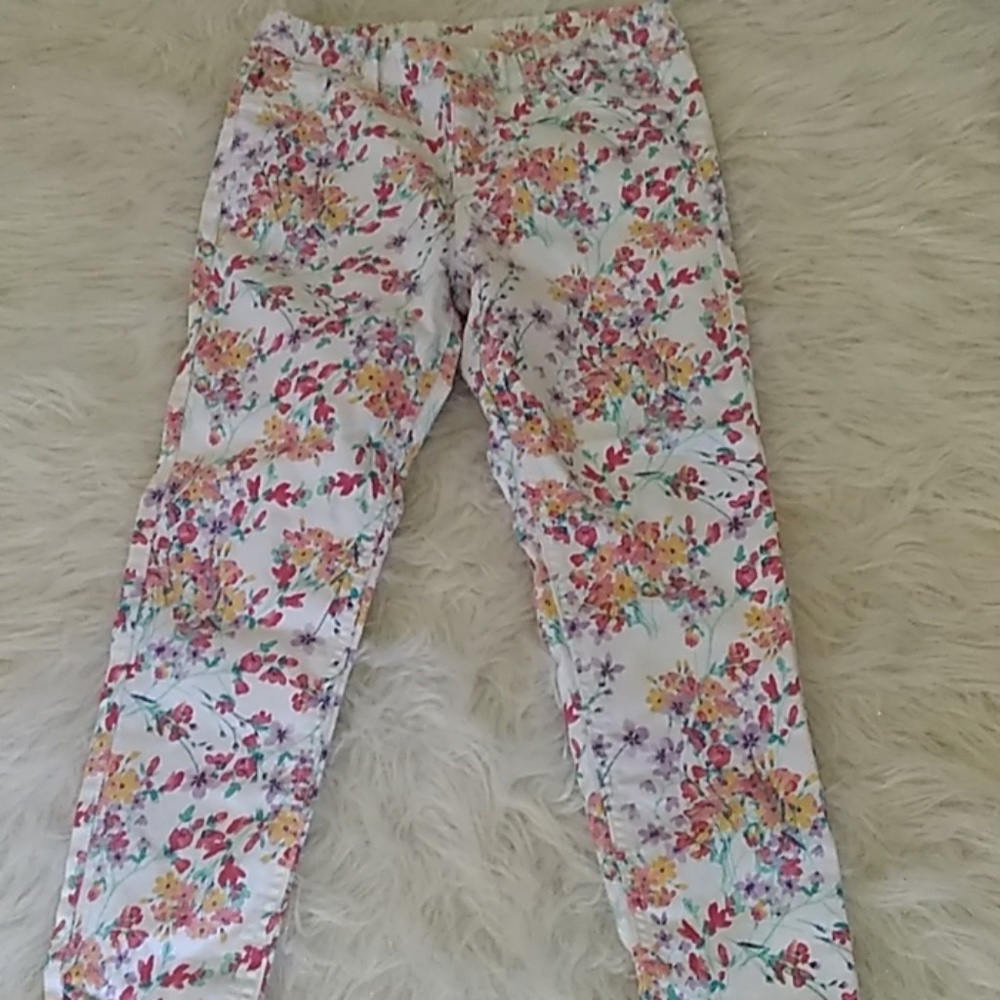 Flower jeans